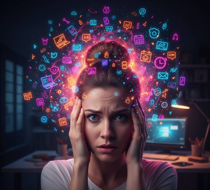 como calmar la mente estresada